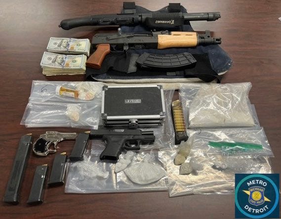 Drugs, guns and money seized in raids