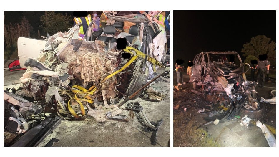 MSP troopers rescue 3 drivers from fiery wrong-way crash near Lansing