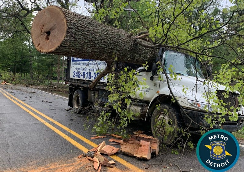 Tree on truck