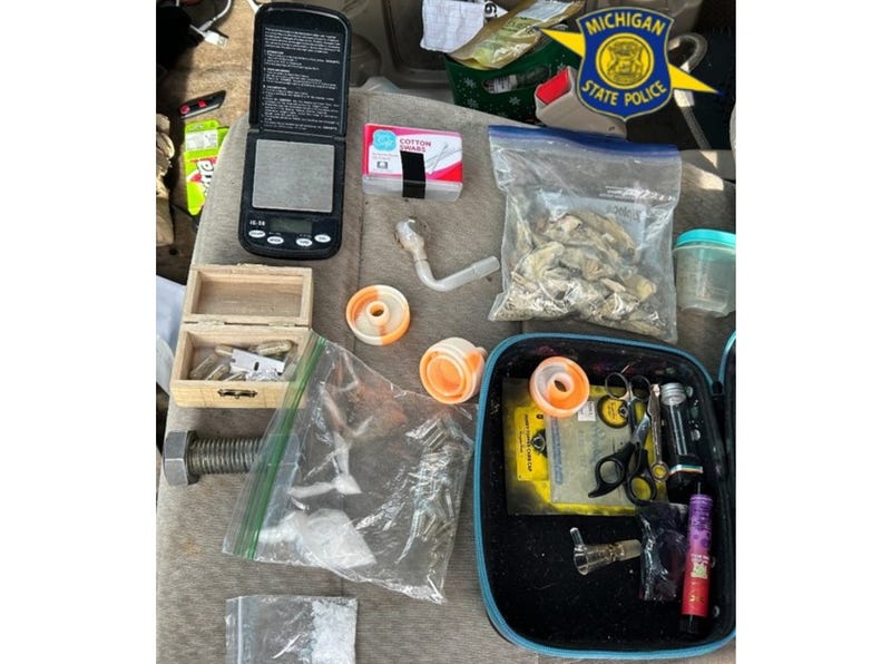 Drugs seized during Northern Michigan traffic stop