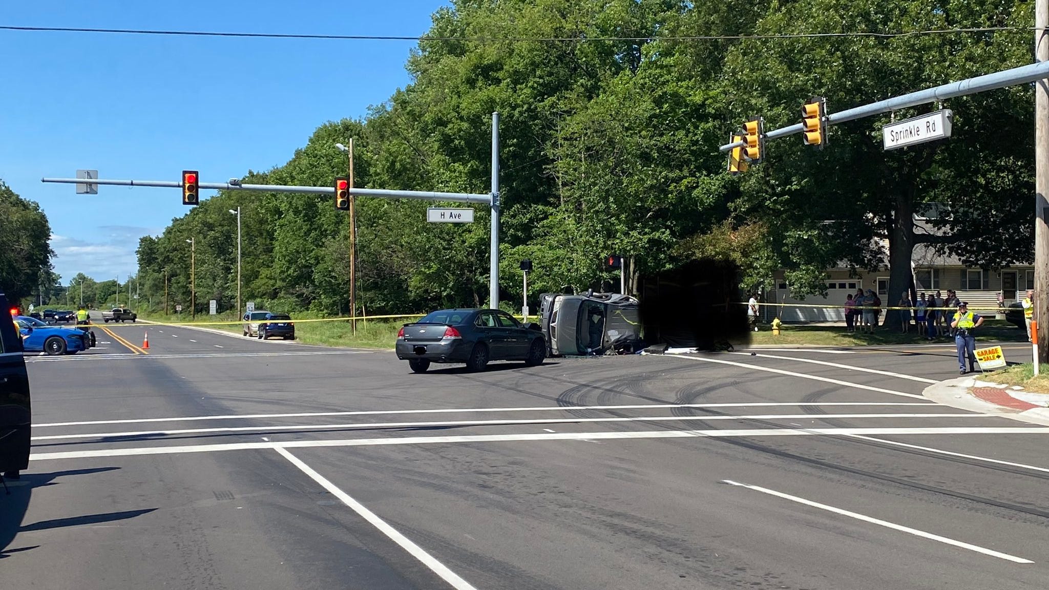 5-year-old girl ejected from van, killed after mom runs red light in West Michigan