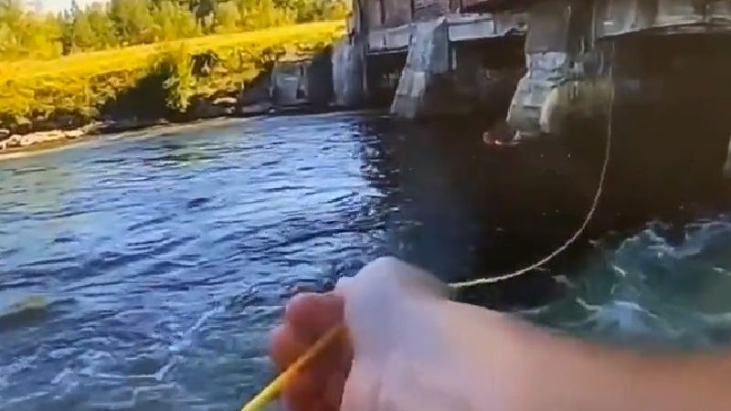 WATCH: Michigan State Police trooper, off-duty firefighter rescue 10-year-old boy from rushing water near dam
