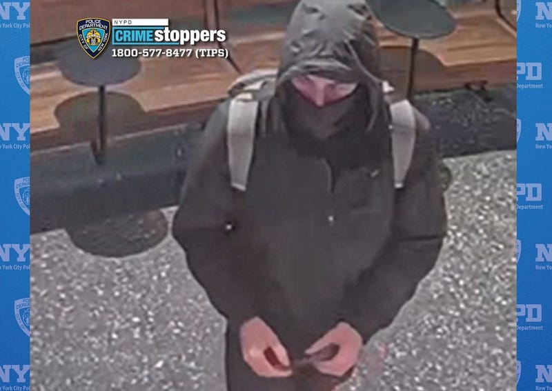 The suspect is seen inside a Starbucks in Midtown before the shooting