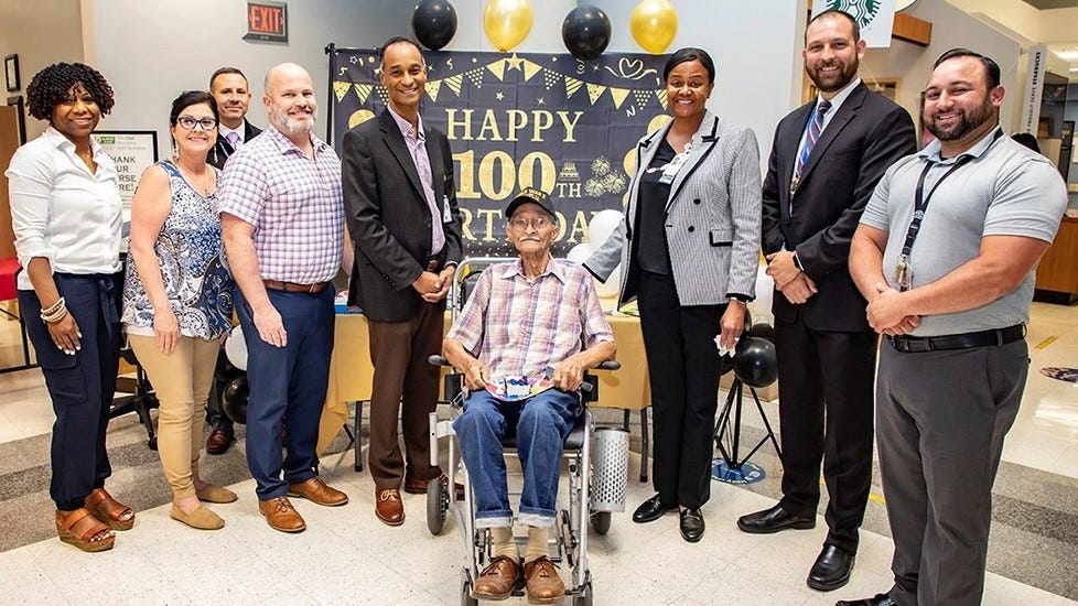 World War II veteran celebrates 100th birthday