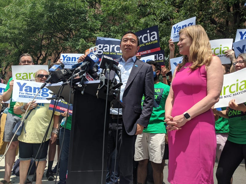 Andrew Yang and Kathryn Garcia