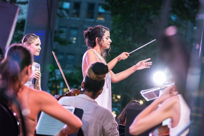 Macy Schmidt Conducting Sinfonietta