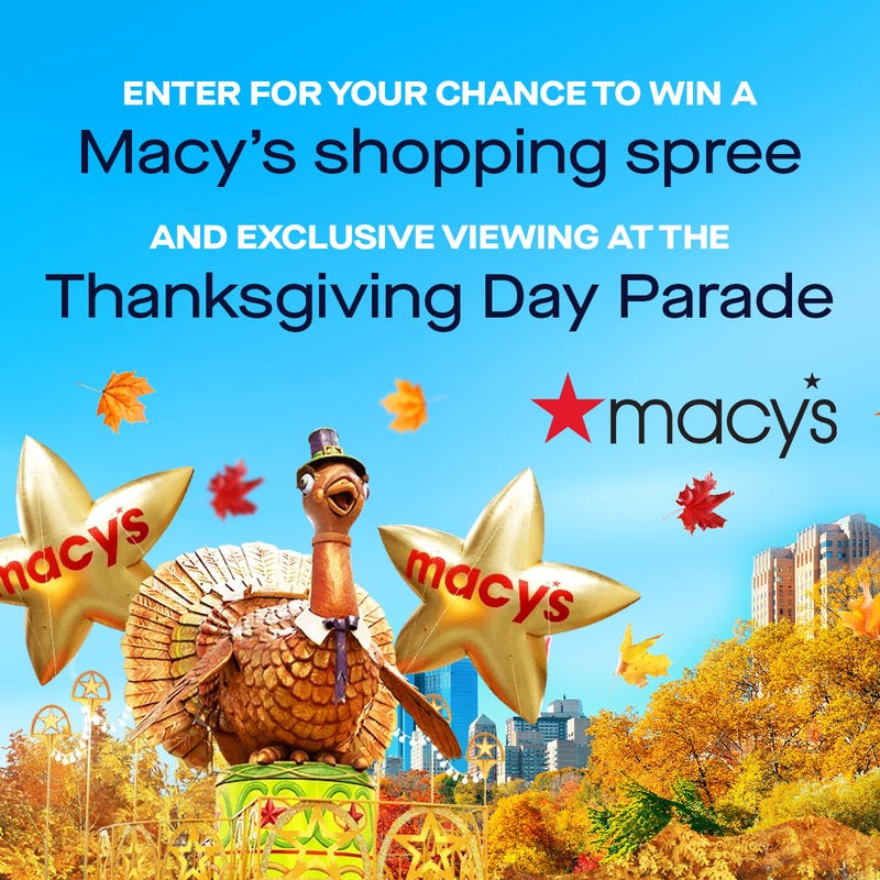 Your chance to win a trip for two to NYC with a Macy's shopping spree