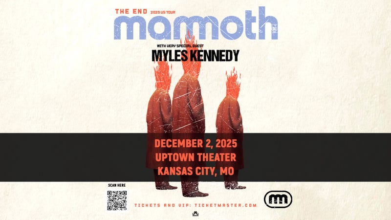Mammoth WVH w/Myles Kennedy will be at the Uptown Theater on December, 2nd!