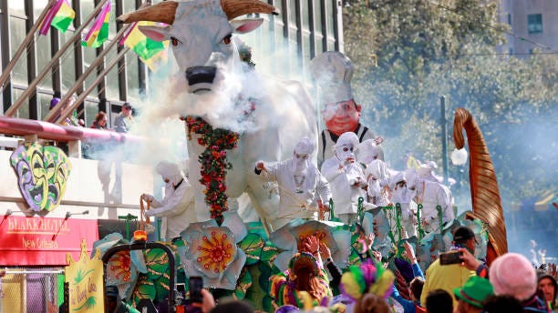 Mardi Gras safety guide, banned items, first aid stations, and general common sense tips