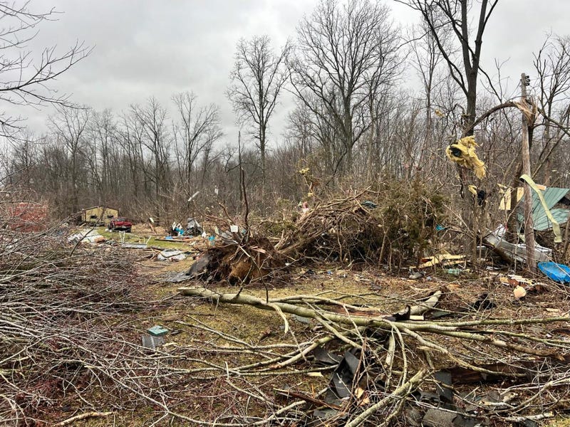 The National Weather Service will be checking out two suspected tornadoes in Michigan on Wednesday, one in Genesee County's Grand Blanc and one in Calhoun County's Marengo Township after a rare bout of severe weather blasted the state overnight.