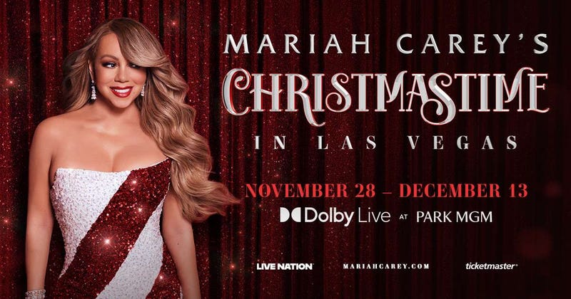 Mariah Carey Christmastime in Las Vegas 12/12/25