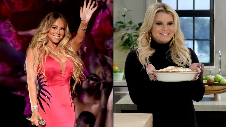 Mariah Carey + Jessica Simpson Are Today's #10YearChallenge Winners