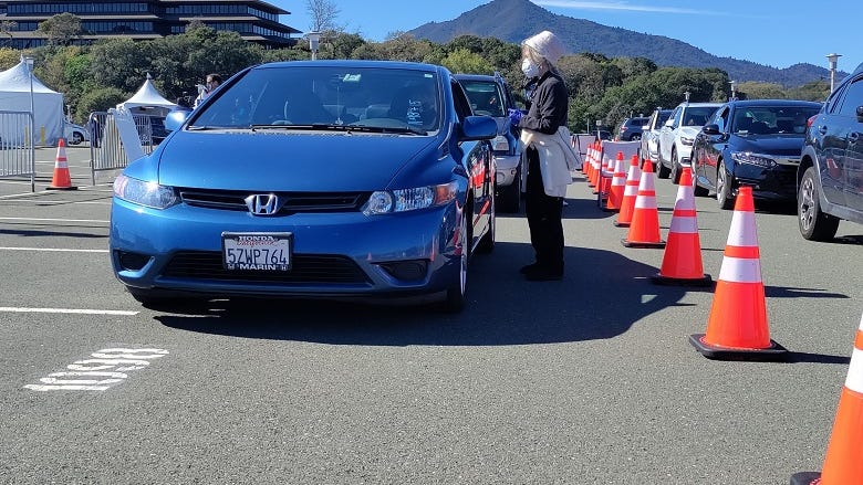 Marin County opens first mass vaccination site