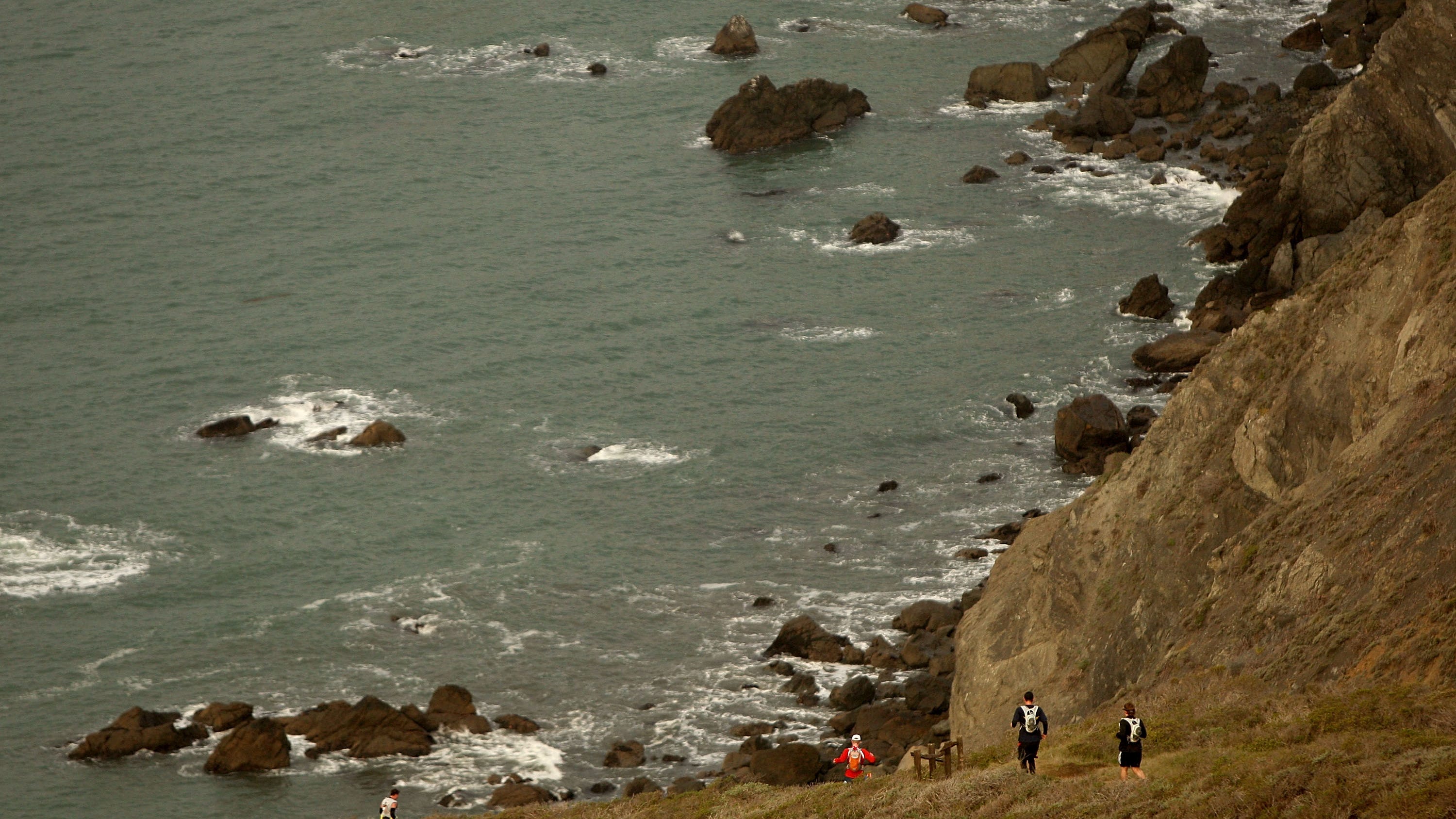 Search suspended after man swept into water near Marin Headlands