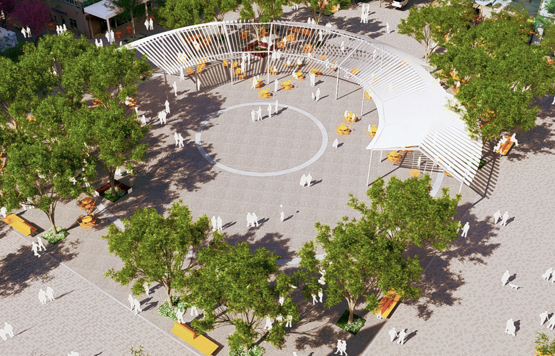 Market Square concept plan from Field Operations