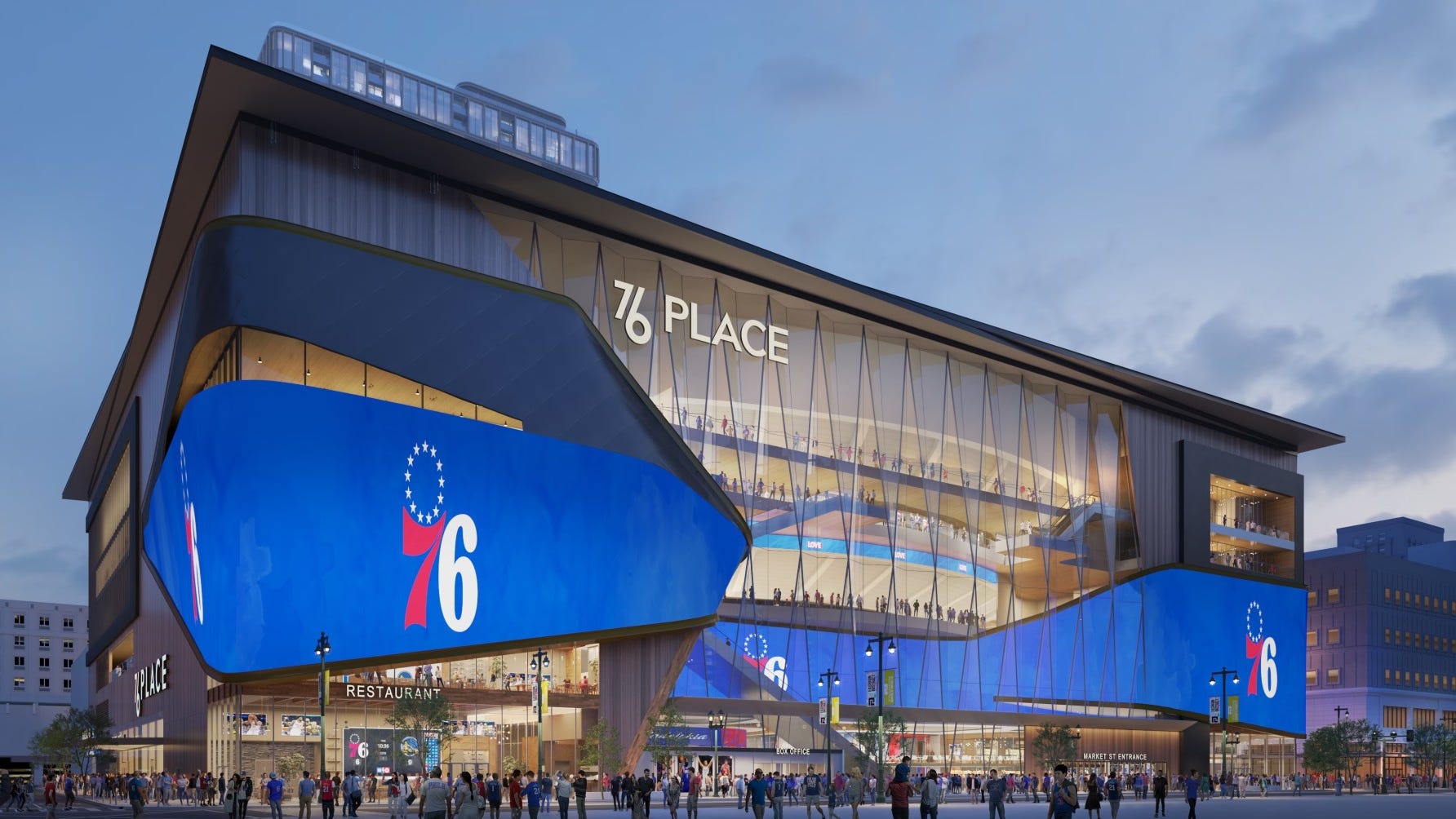 76ers propose new design for arena project, but opponents not swayed