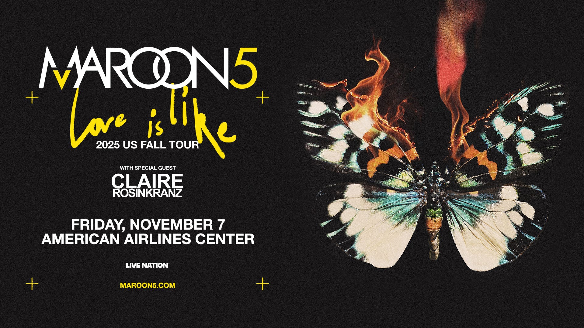 Enter for your chance to win tickets to Maroon 5!