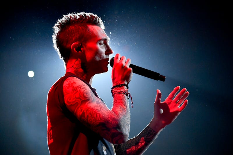 Adam Levine with Maroon 5 performs onstage during the Bud Light Super Bowl Music Fest on February 01, 2020 in Miami, Florida.
