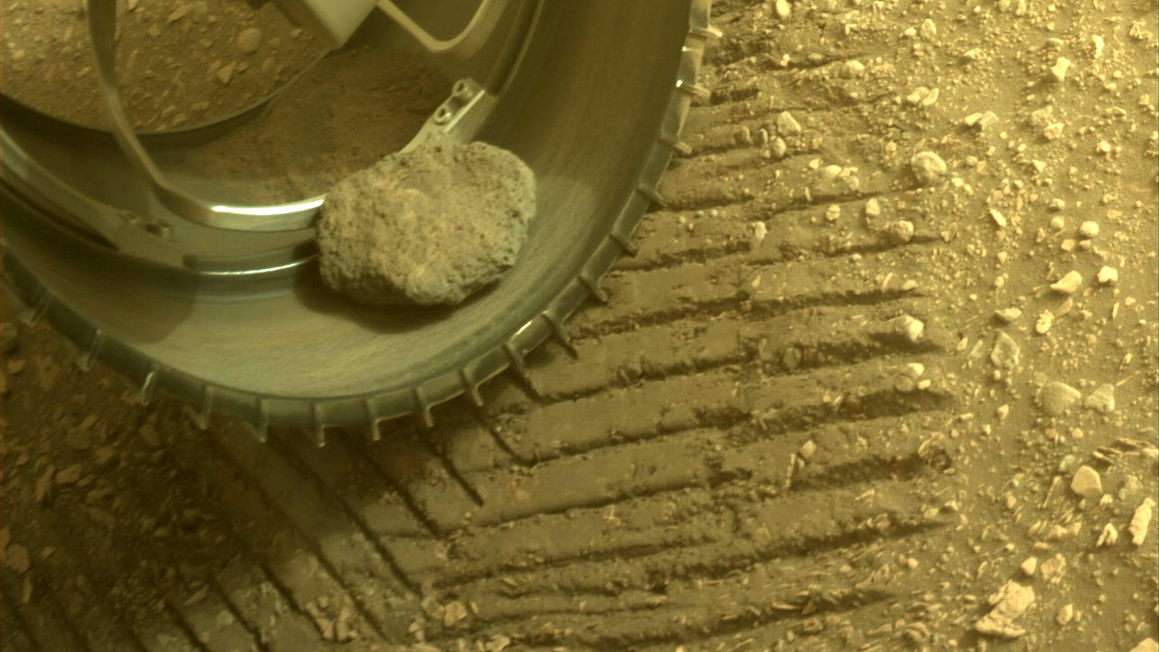 Mars Perseverance rover has a pet rock [PHOTOS]