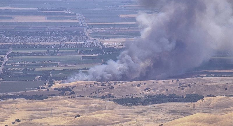 CAL FIRE’s Santa Clara Unit said Thursday at 5:15 p.m. the fire – known as the Marsh Incident – had been 75% contained at 200 acres. Firefighters were expected to remain on the scene for “several hours,” the agency said about an hour beforehand. 