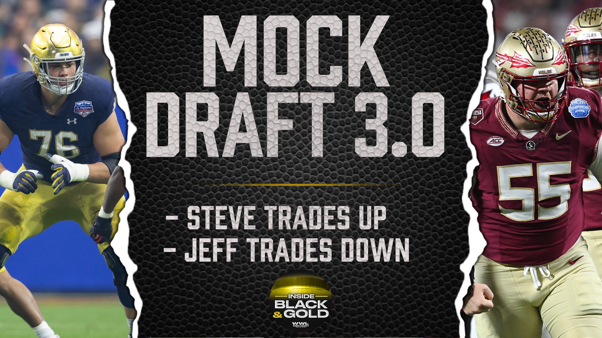 Saints Mock Draft 3.0 (with trades): Here's how moves up/down could look | Inside Black & Gold