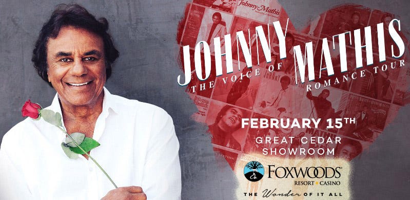 Johnny Mathis Valentine's Day Package