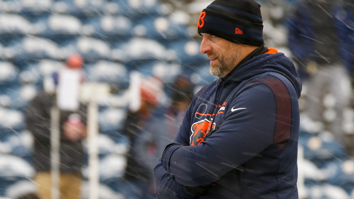 Haugh: Bears' win changes Matt Nagy's mood but not reality