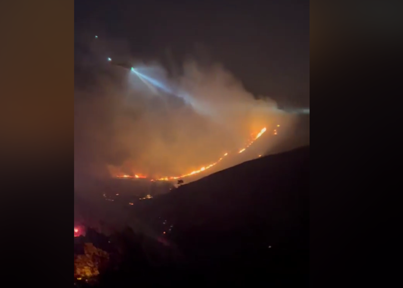 “View of the Kenneth Fire from Calabasas”