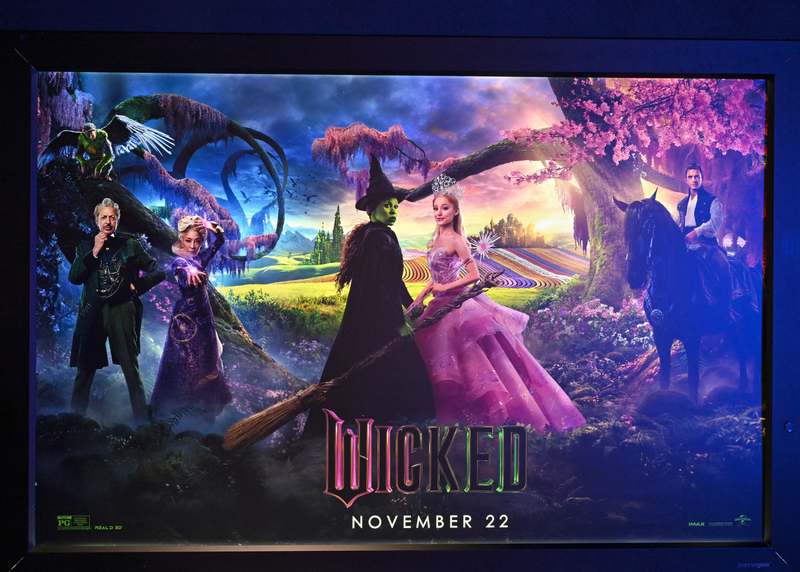 ATLANTA, GEORGIA - NOVEMBER 19: A general view of the screen during Universal Pictures and Xfinity host a screening of WICKED for members of the Alpha Kappa Alpha Sorority Inc. in Atlanta at Regal Atlantic Station on November 19, 2024 in Atlanta, Georgia.