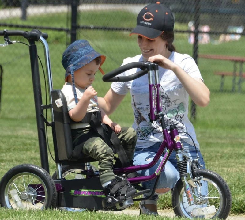 child on special bikes