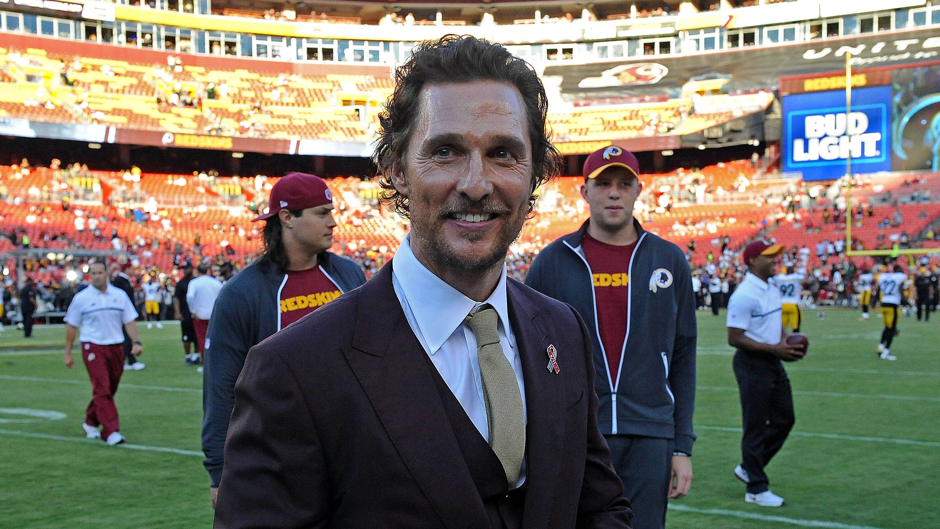 Matthew McConaughey joins star-studded cast looking to buy Commanders