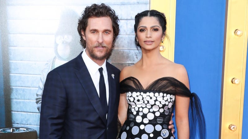 Matthew McConaughey with wife Camila / USA Today