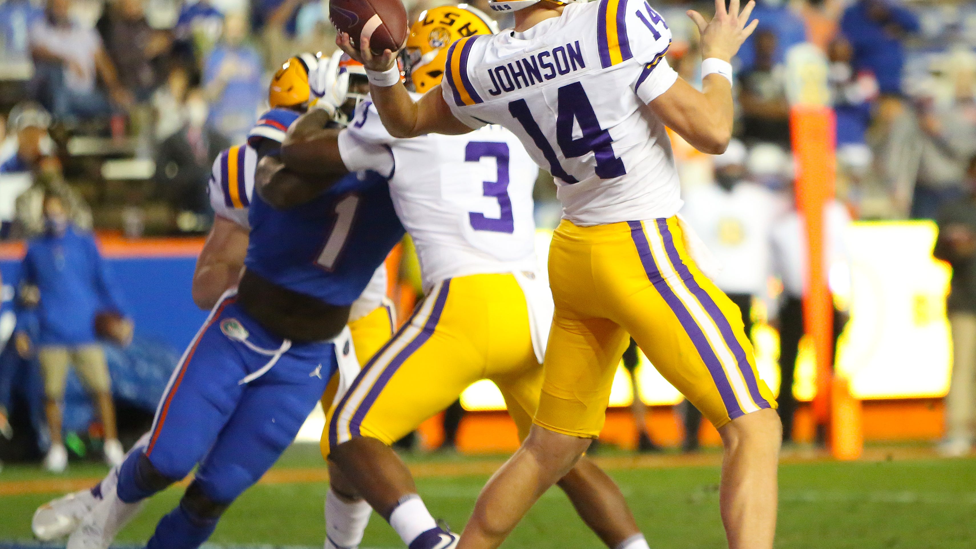 Max Johnson back to business as LSU QB, but 'we all felt bad' after Myles Brennan's injury