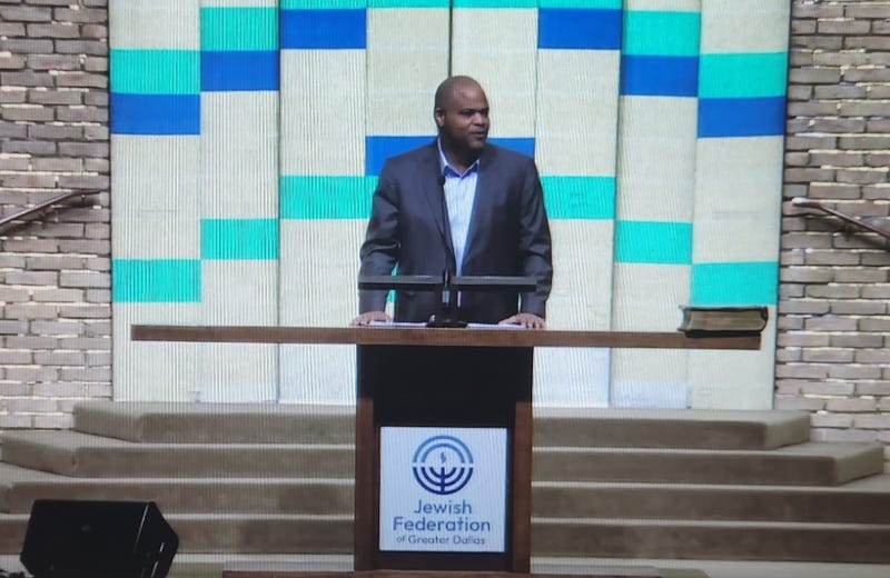 Dallas Mayor Eric Johnson on Tuesday, Oct. 10, 2023