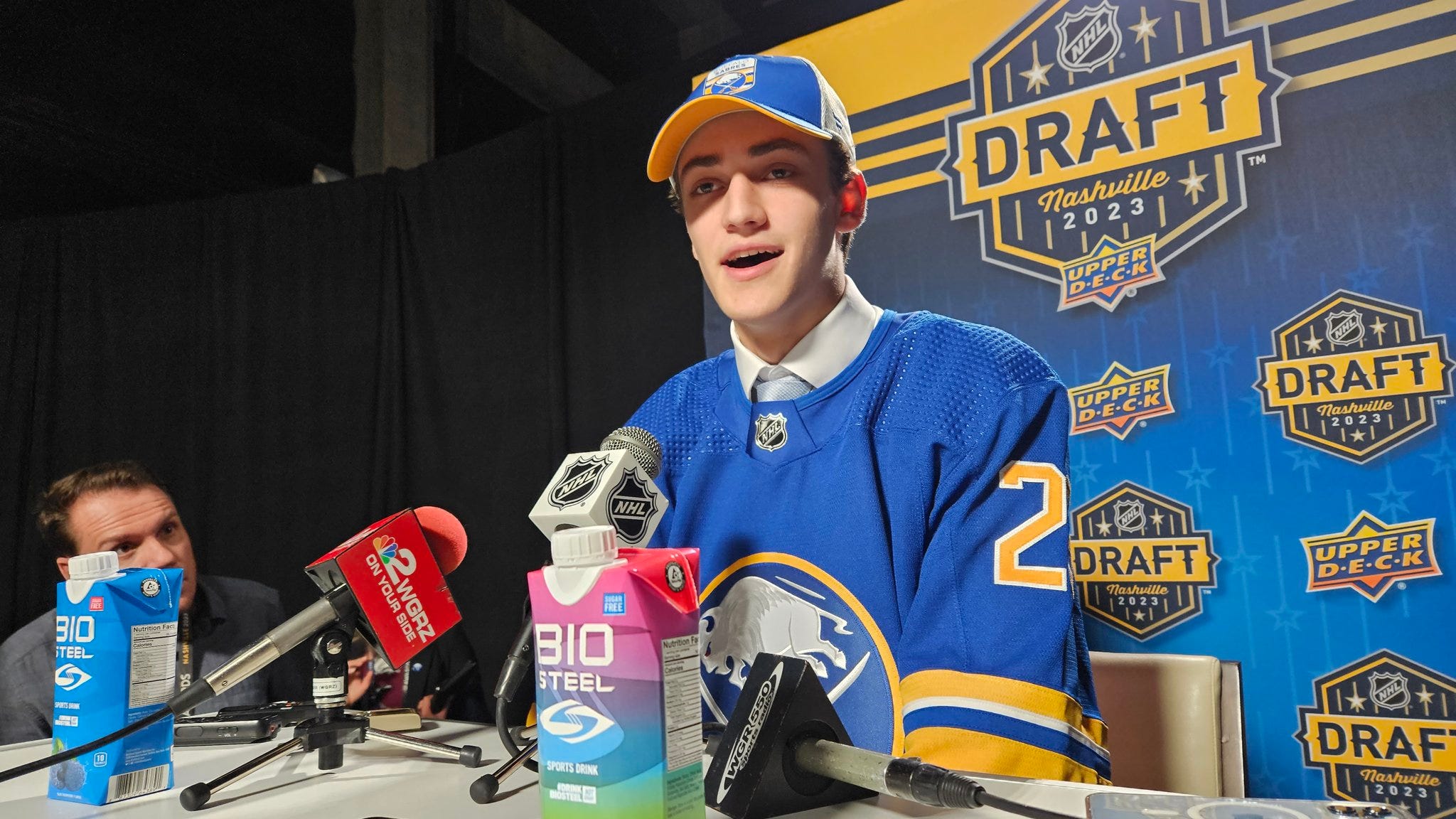 Gavin McCarthy ecstatic to be drafted by hometown Sabres