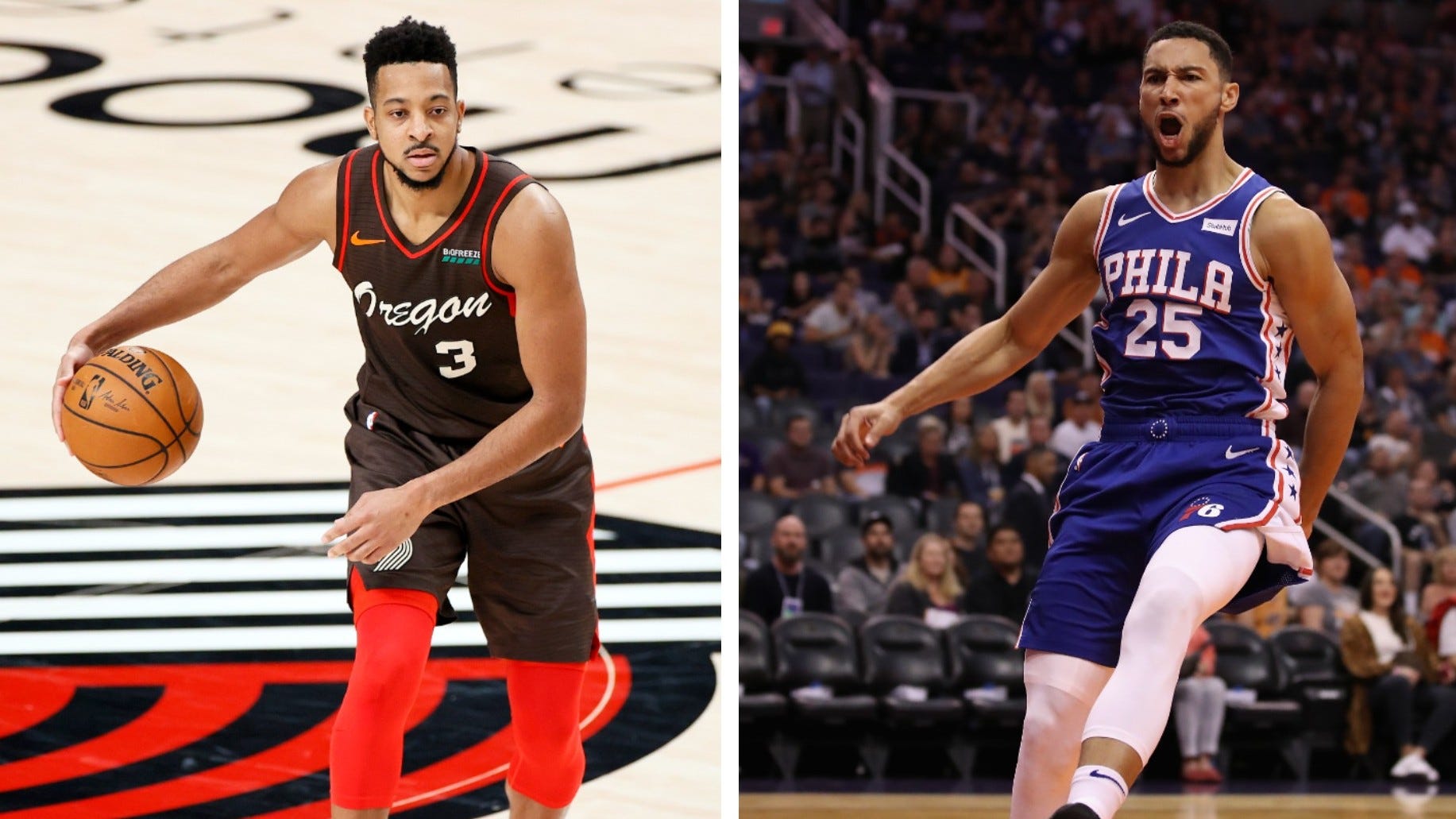 CJ McCollum talks about being involved in trade rumors for Ben Simmons
