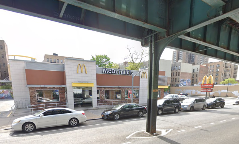 A 12-year-old boy and a 13-year-old boy were shot inside a Bronx McDonald's, located at 2516 White Plains Rd., on Saturday night.