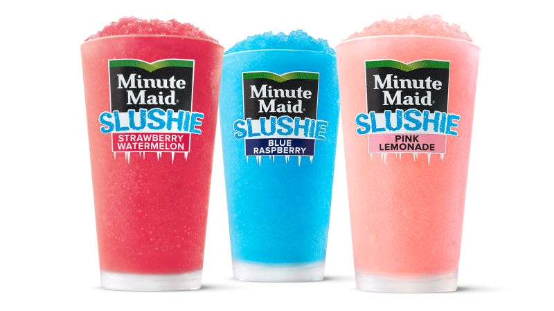 McDonald's Minute Maid Slushies