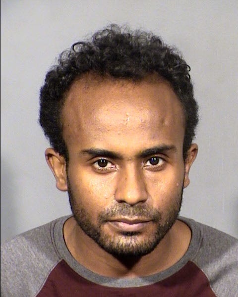 Booking photo of Dawed Mekonene