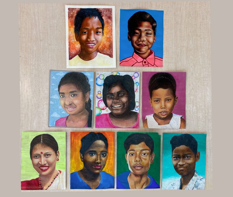 Pontiac school sends 'heartwarming' art to India in the midst of a pandemic