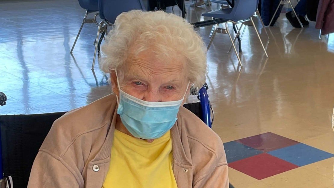 WWII vet looking forward to 99th birthday after getting her COVID-19 vaccination