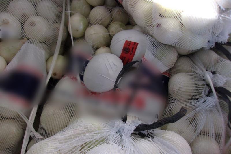 close up on meth onions