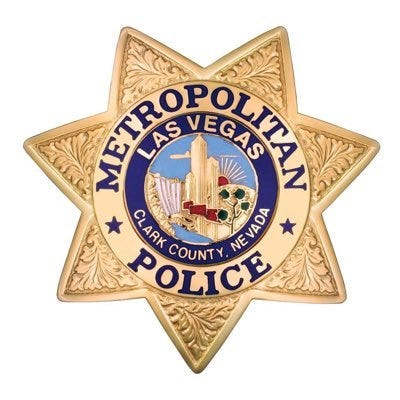 A Las Vegas Metro Police badge