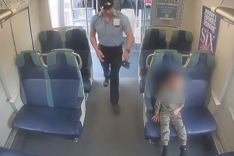 The boy was brought aboard the northbound train and eventually reunited with his family at Tarrytown Station