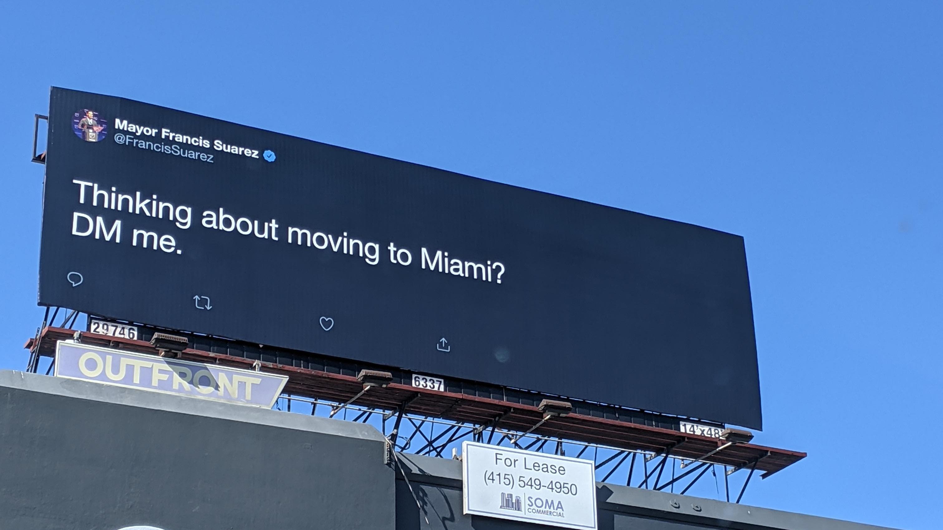 Miami mayor pitches his city to San Francisco tech workers looking to relocate