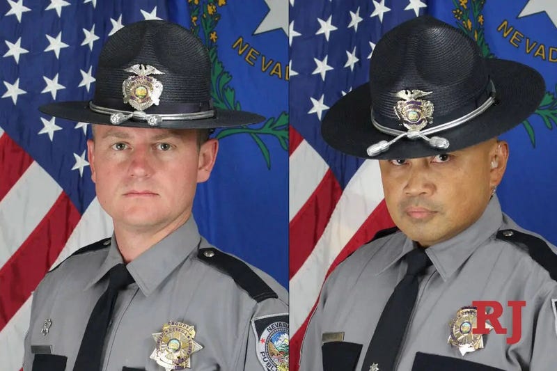 Fallen Nevada State Police Troopers Michael Abbate and Alberto Felix