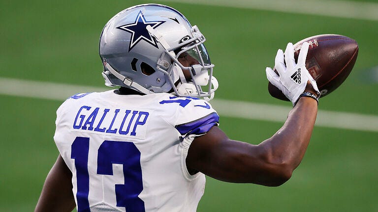 Jerry Jones pleased with Michael Gallup's progress; still mum on Week 1 status