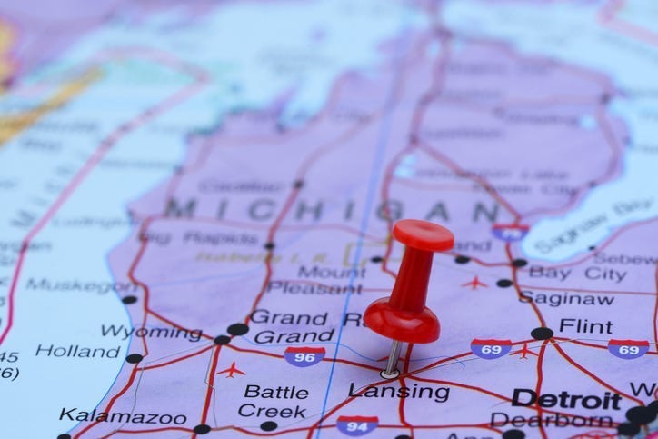 Map of Michigan