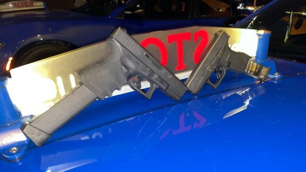 Cops arrest teen, recover stolen handguns during traffic stop in Lansing