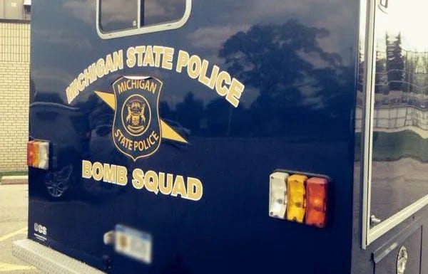 The discovery of an "old incendiary" device at a business in West Michigan prompted a local police response, including a call in to the state police's bomb squad, before it was determined safe, authorities said on Friday.